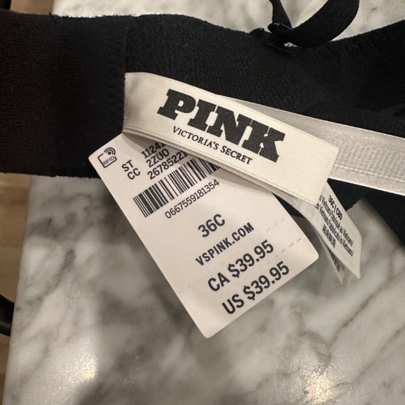 NEW w/tags Victoria’s Secret PINK Strapless Bra 36C - Picture 3 of 5
